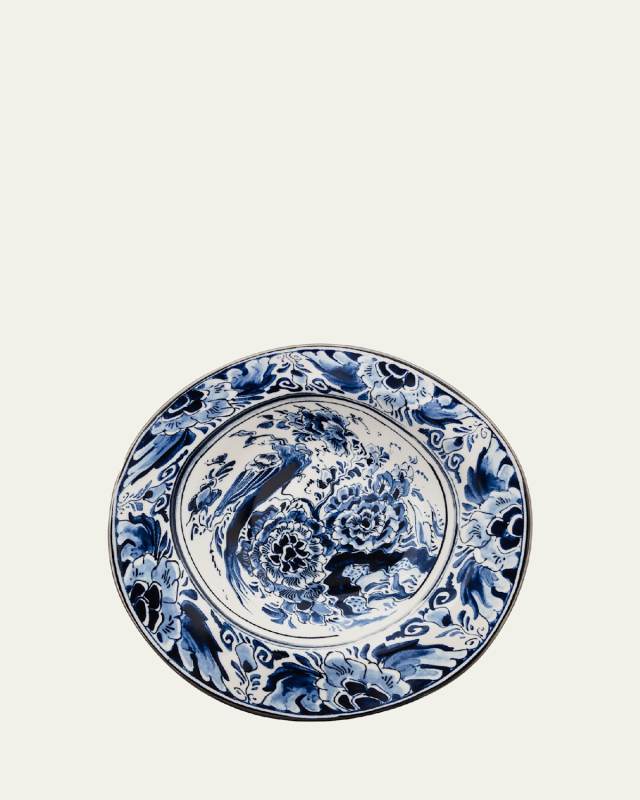 Diesel Classics on Acid Flower Bird Soup Plate